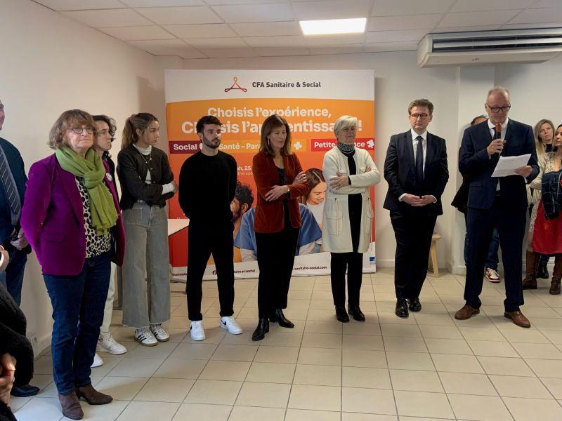 Inauguration du CFA Sanitaire et Social de Montpellier